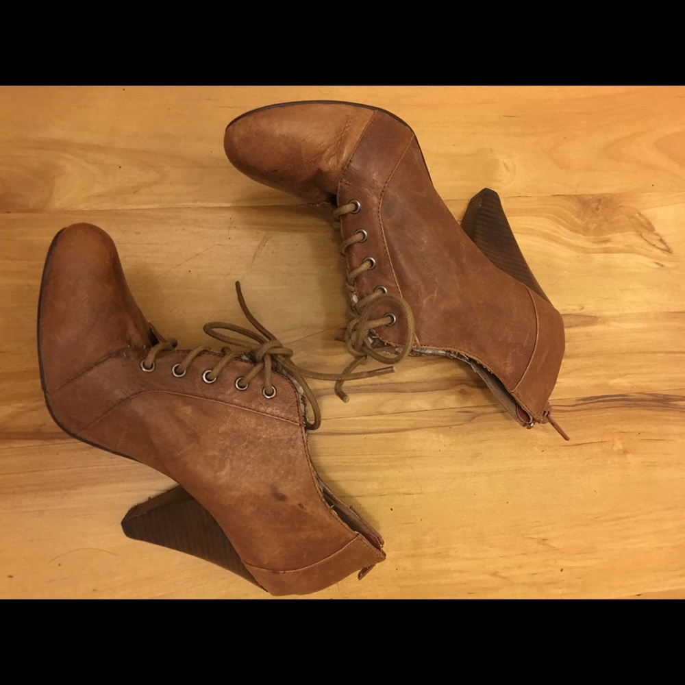 COPY - Vintage cognac lace up Oxford shoe